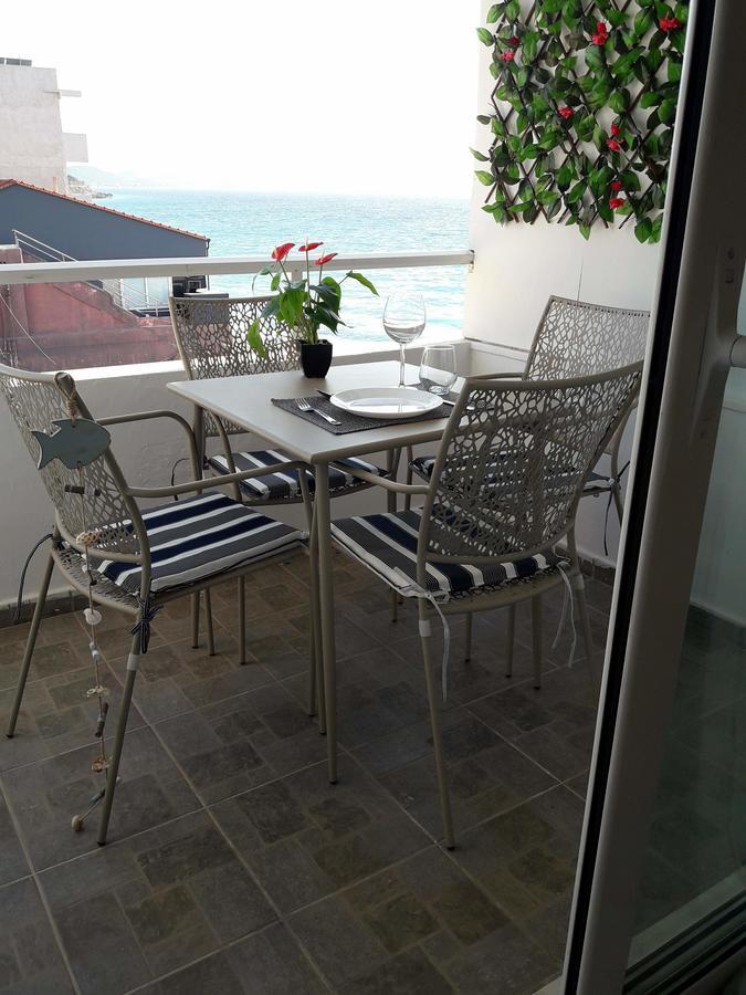 A Unique Seaside View!!! Apartment Rhodes City Bagian luar foto